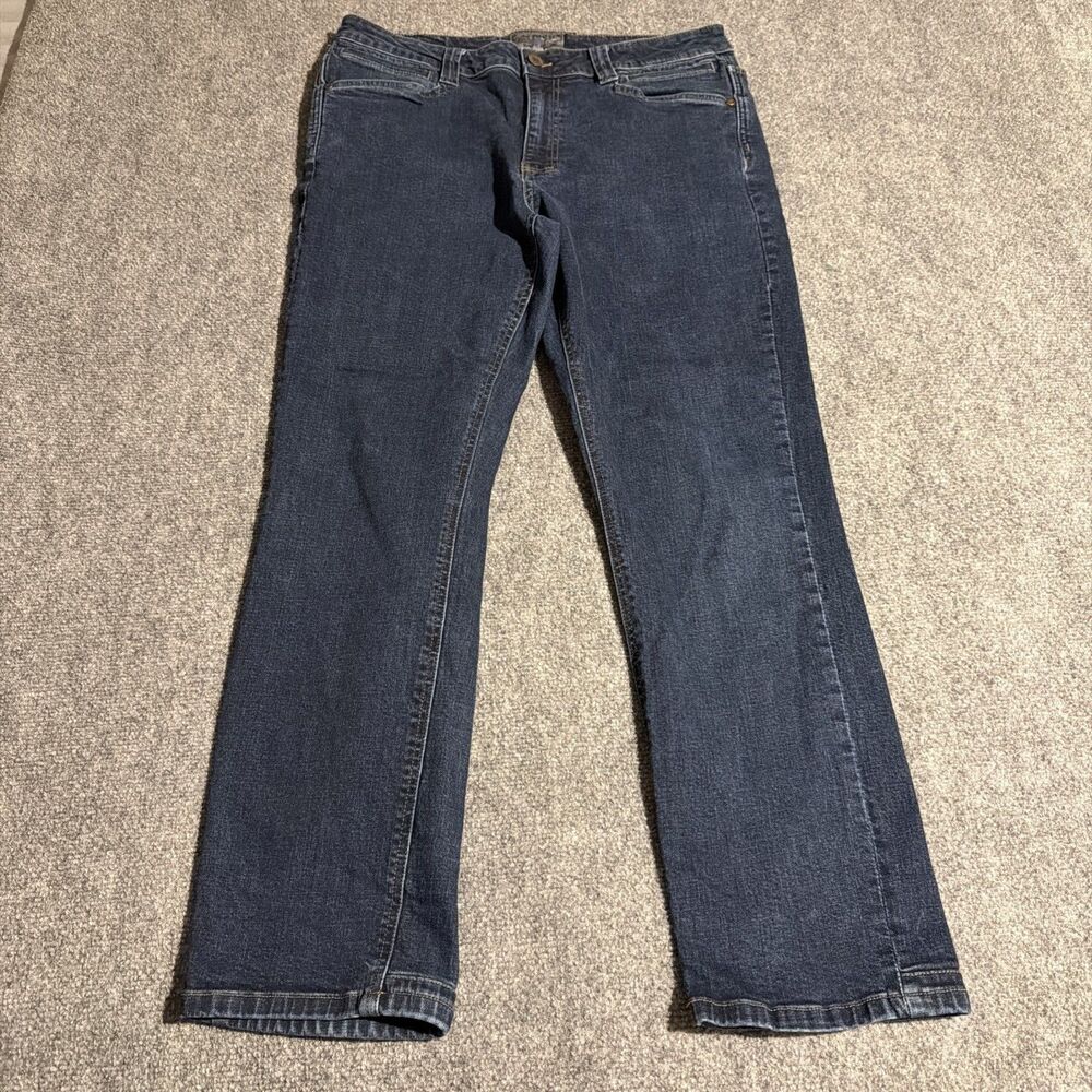LAPG Terrain Flex Denim Jeans Mens 34x30 Blue Dark Wash Slim Fit Stretchy